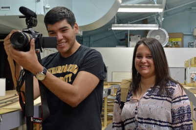 Xavier Rangel and Holly Switay