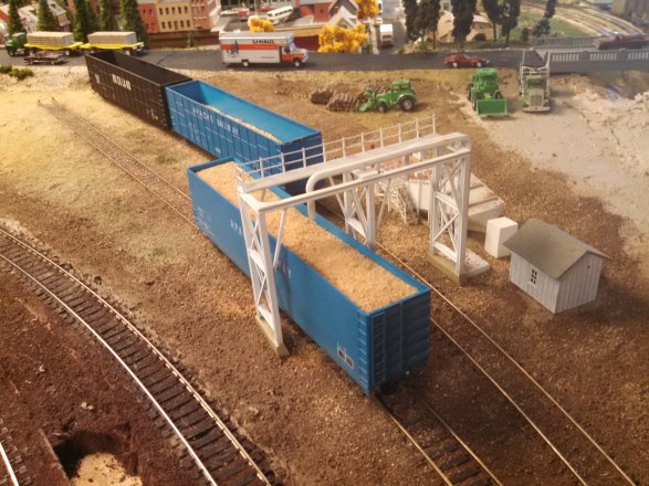 Woodchip loader at Glenview